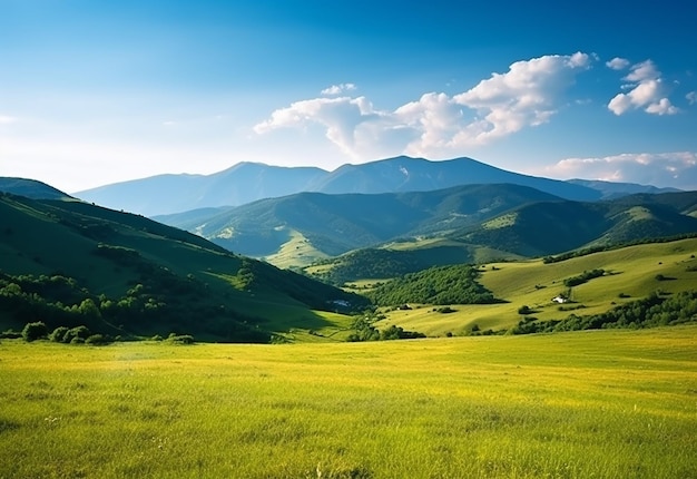 Foto von wunderschöner Natur, Landschaft, PC-Hinterfläche