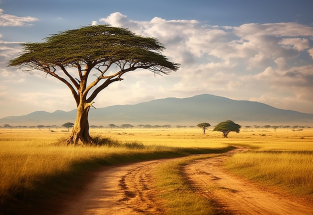 Foto von wunderschöner Natur, Landschaft, PC-Hinterfläche