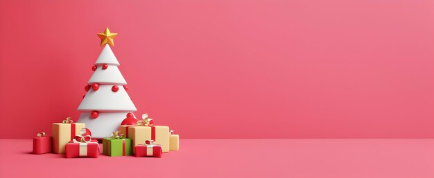 Foto Weihnachtsbaum Einfacher Weihnachts Xmas-Verkaufsbanner mit Kopierplatz
