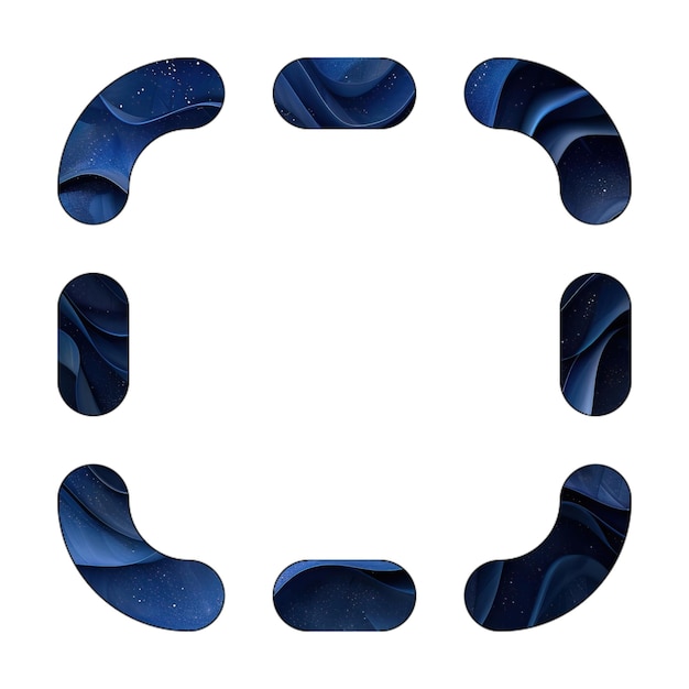 Foto-Werkzeug Marquee blauer Gradient Hintergrund-Stil-Design