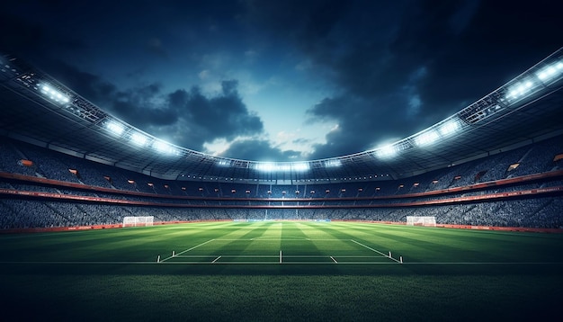 Fotoaufnahme im Fußballstadion