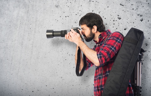 Fotograf, der ein Foto macht