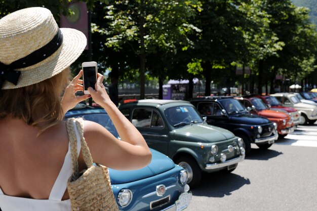 Fotografando carros retrô