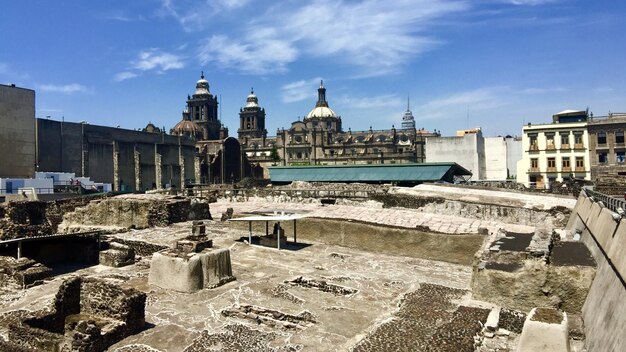 Foto fotografia 4k restos antigos de tenochtitlan