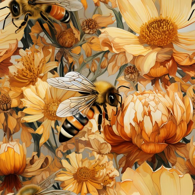 fotografía de abeja