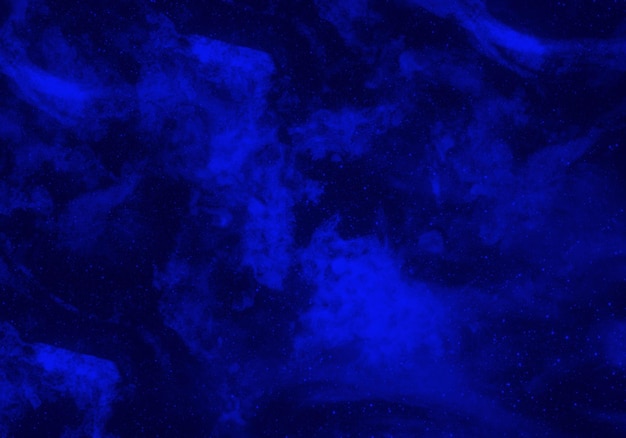 Fotografia abstrata de fundo de nebulosa azul