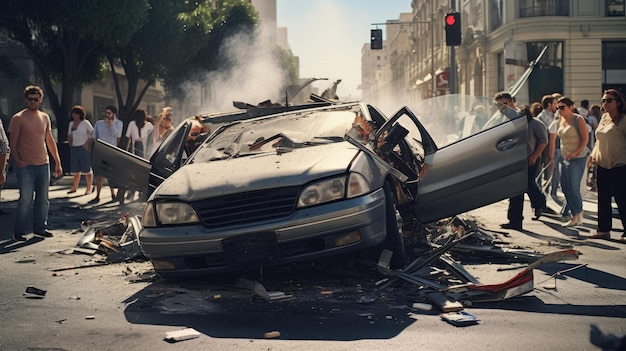 Fotografía de accidentes de automóviles