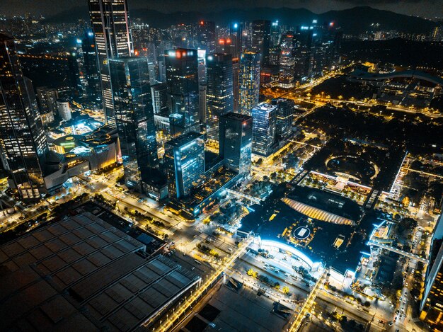 Fotografía aérea de ciudades