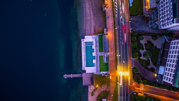 Fotografía aérea Italia Estresa Lago Maggiore Provincia de Verbanocusio Osola Italia Europa