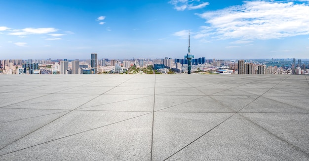 Fotografía aérea del paisaje arquitectónico de Yancheng China