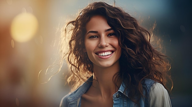 Fotografía de alta calidad de mujeres sonrientes para sus fondos publicitarios
