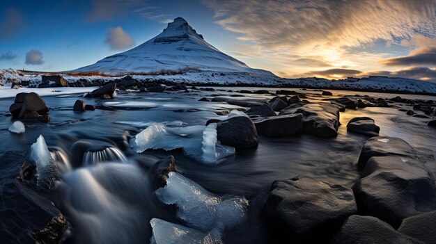 Fotografía en alta definición con un hermoso paisaje