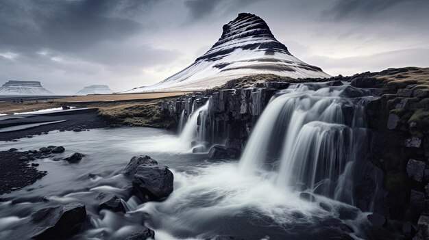 Foto fotografía en alta definición con un hermoso paisaje