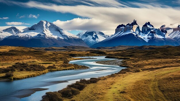 Fotografía en alta definición con un hermoso paisaje