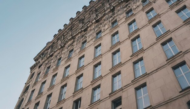 Fotografía en bajo ángulo de un edificio en Berlín, Alemania
