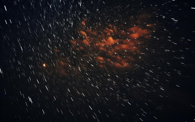 Fotografía de bajo ángulo del hipnotizante cielo estrellado