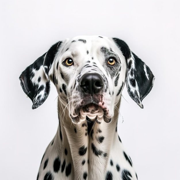 Una fotografía de un animal parado frente a un fondo de color blanco sólido