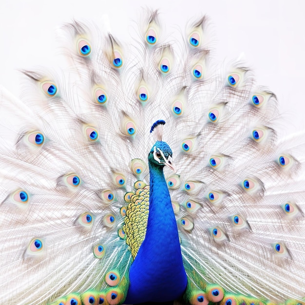 Una fotografía de un animal parado frente a un fondo de color blanco sólido