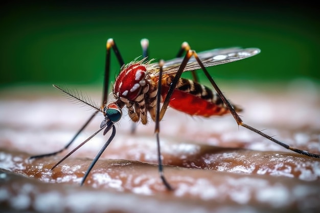 Fotografía de archivo de Aedes aegypti Generado por IA