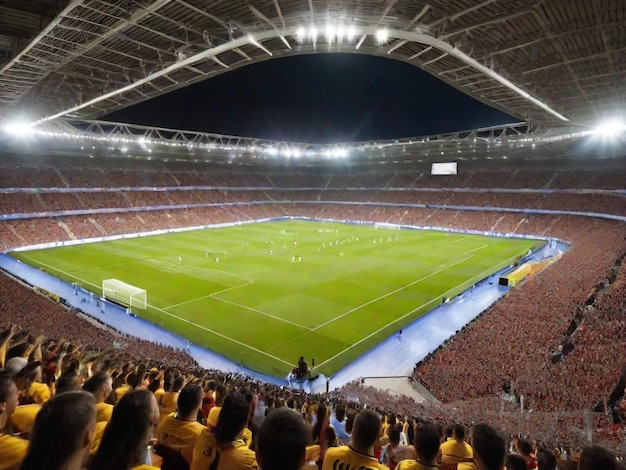 Fotografía de la arena de fútbol