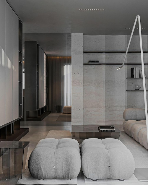 una fotografía del arquitecto en la habitación