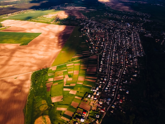 Fotografia atmosférica do clima de verão