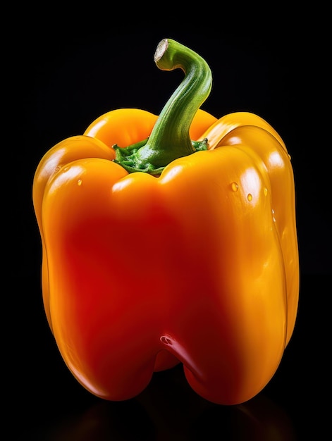 Fotografía de Bell Pepper Studio aislada en un fondo claro Fotografía de comida IA generativa