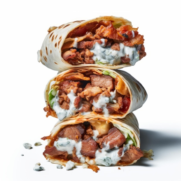 Fotografía de Blue Cheese Burrito Imágenes manipuladas digitalmente con diseño danés