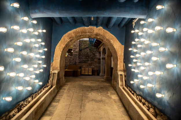 Fotografía de una casa restaurante colonial en la ciudad del Cusco.