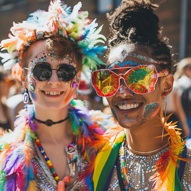 Fotografía de la celebración del Día Internacional del Orgullo desde el festival