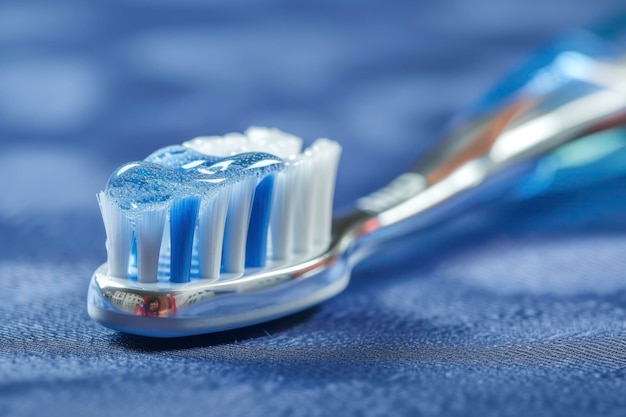 Fotografía de un cepillo de dientes