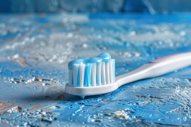 Fotografía de un cepillo de dientes