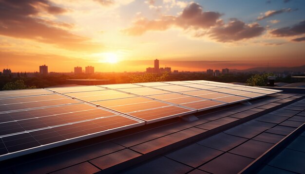 Fotografía comercial creativa de energía solar.