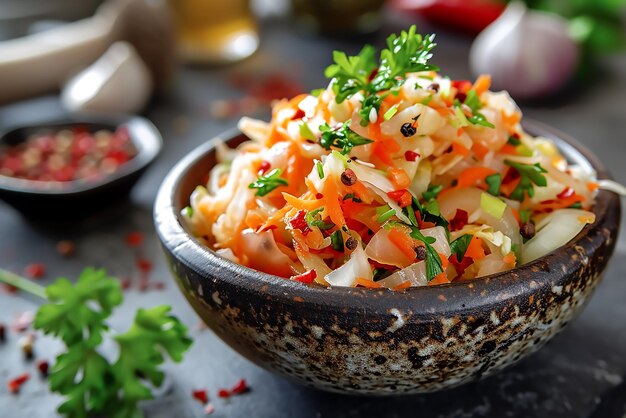 Fotografía comercial de un plato de coliflor