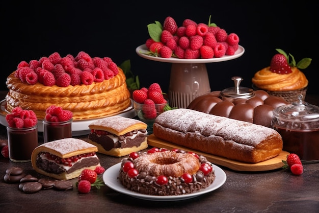 Fotografía de una comida deliciosa y tentadora