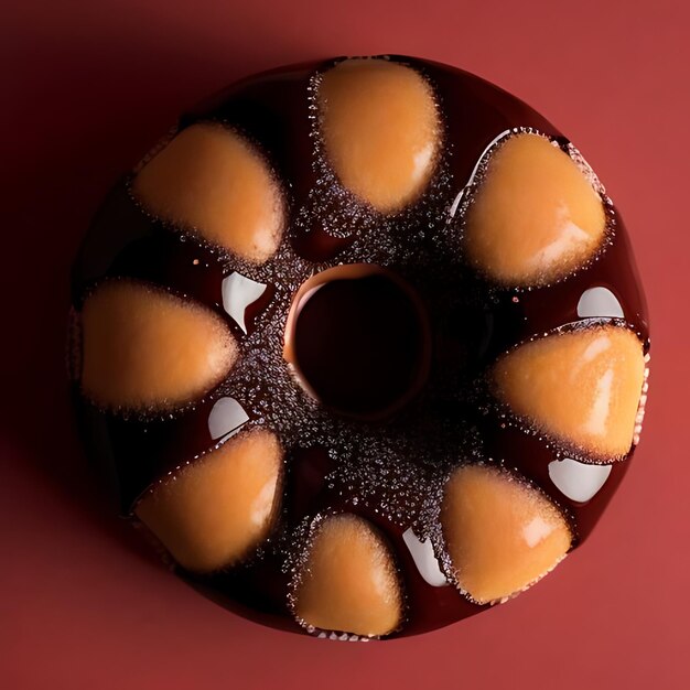 Foto fotografía de comida fiesta de dulces llamativos a los que no te resistirás