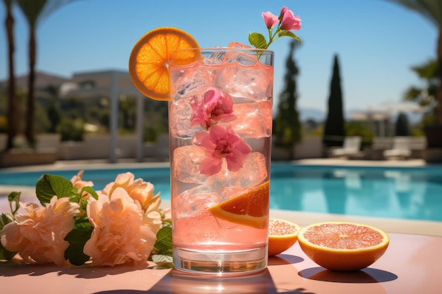 Fotografía de comida publicitaria profesional de bebidas de verano.