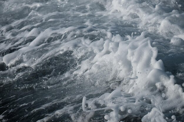 Fotografía completa del agua de mar