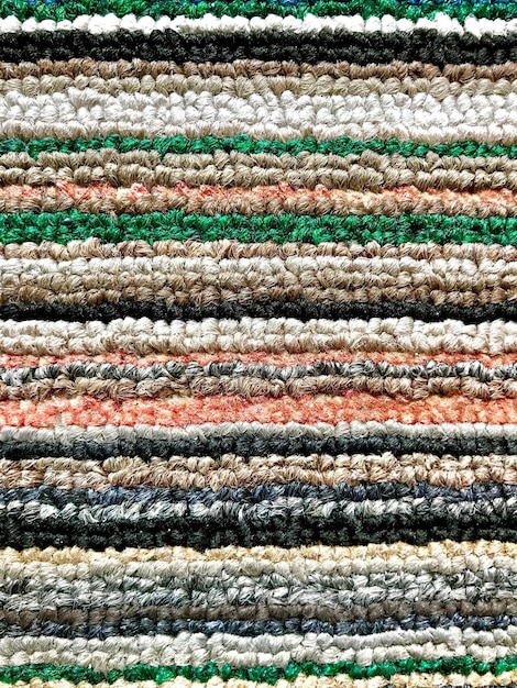 Fotografía completa de la alfombra de la puerta