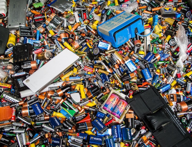 Fotografía completa de las baterías abandonadas