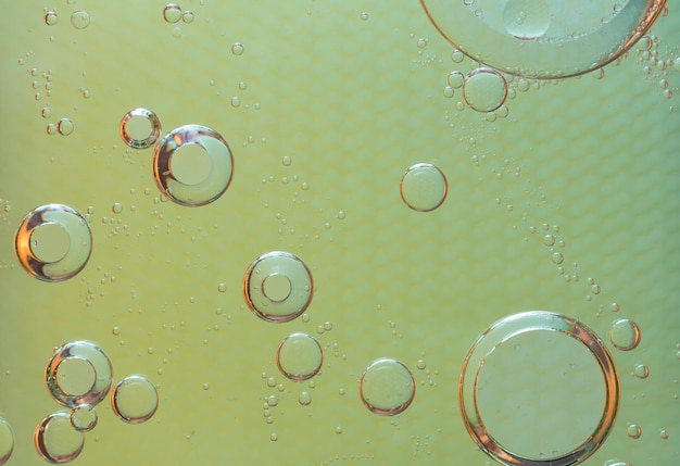 Foto fotografía completa de burbujas en el agua