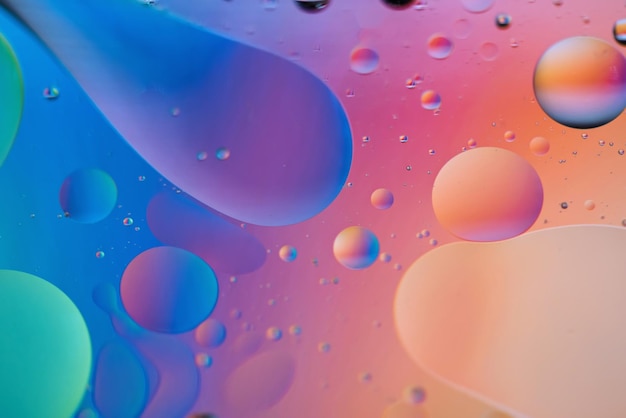Fotografía completa de burbujas en el agua
