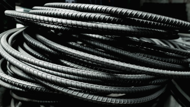 Foto fotografía completa de los cables