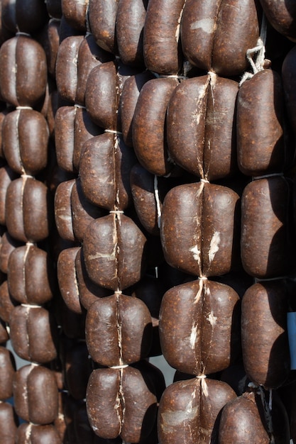 Foto fotografía completa de chocolate para la venta en el mercado