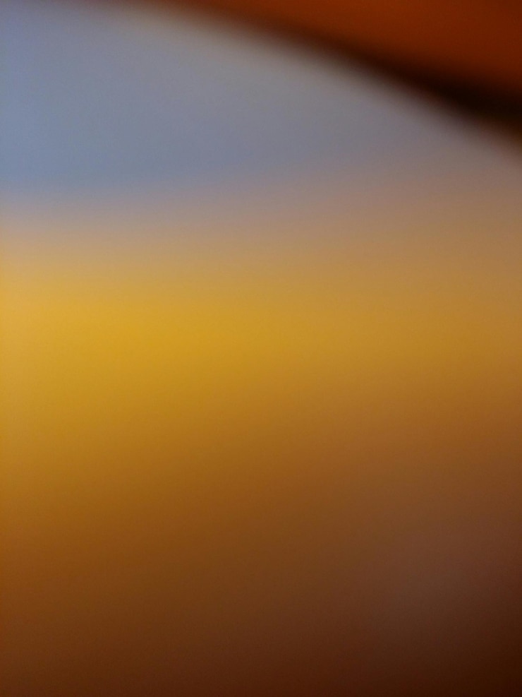 Foto fotografía completa del cielo naranja
