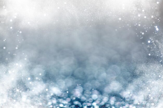 Fotografía completa de los copos de nieve