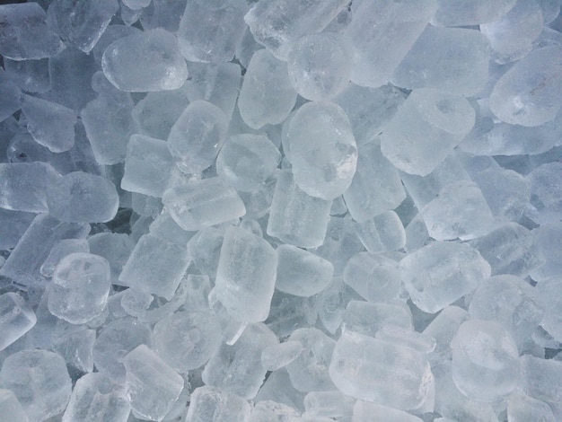 Fotografía completa de los cubos de hielo