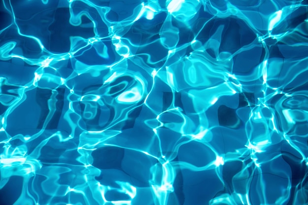 Fotografia completa da água na piscina