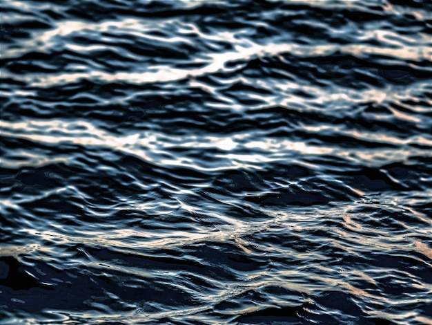 Foto fotografia completa da água ondulada