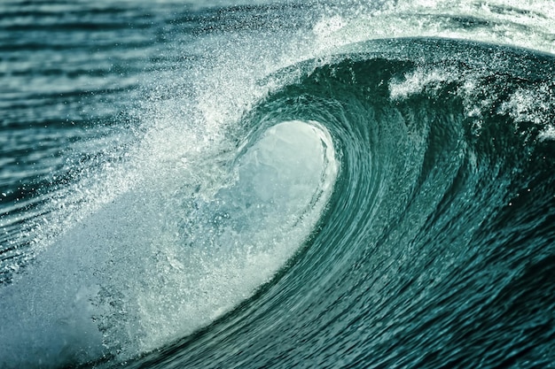 Foto fotografia completa das ondas do mar
